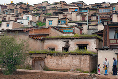 Dukezong village beside the Songzanlin Monastery