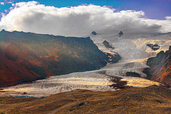 Svinafellsjökull glacier
