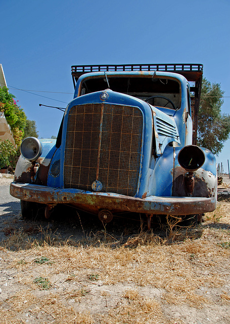 Old blue truck - 2