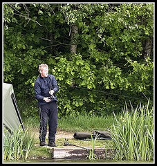 Angler at Lakeside Eastleigh