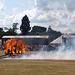 Royal Signals Motorcycle White Helmets Fire Jump 1