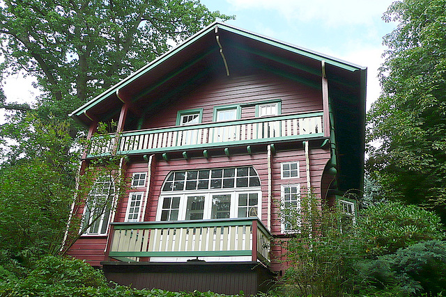 Holzhäuser von 1904 in Ostrau bei Bad Schandau