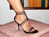 Lady Roxy - Sandales noires à talons hauts * Black high-heeled sandals