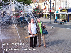 Françoise et Daniela à Mayenne