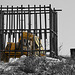 Imprisoned construction machine......