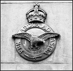War Memorial Guildhall Square Portsmouth - RAF Crest