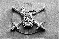 War Memorial Guildhall Square Portsmouth - Army Crest