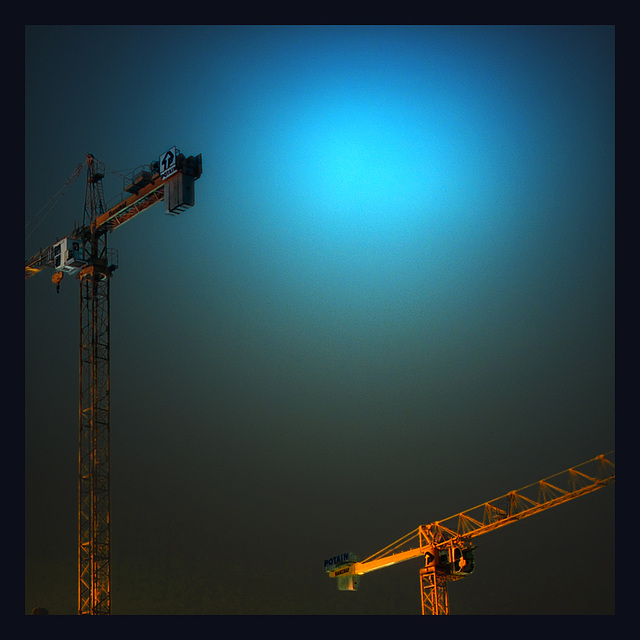 blue moon cranes