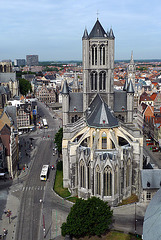 Gent Sint-Niklaaskerk from Belfort 2