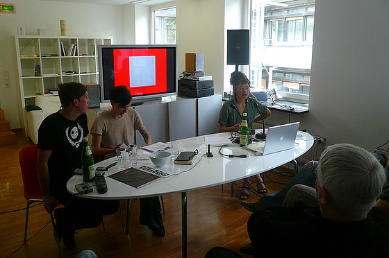 Panel im Kunstverein zum Thema Realism. Juli 2008