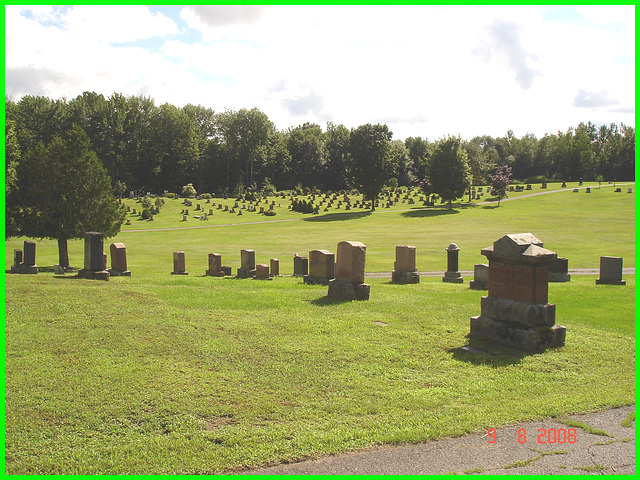 Cimetière / Cemetery - Knowlton. Québec - Canada - 9 août 2008.