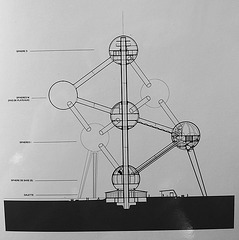 Brussels Atomium Schematic 1