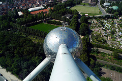 Brussels Atomium view from 2