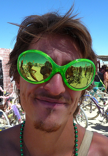 World Naked Bike Ride - Unicyclist (0744)