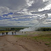 The Geysir erupts just a few seconds