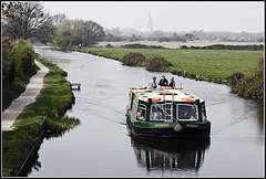 A dull, grey day on the Chichester Canal