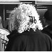 Lady 76 - Chubby black blond Lady  - Jolie Noire en blonde avec chaussures sexy - Schiphol- 19-10-2008 - Black and white  /  Noir et blanc