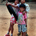 Kiddies playing in Baan Khok