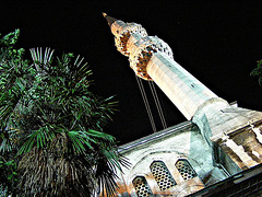 Minaret by night