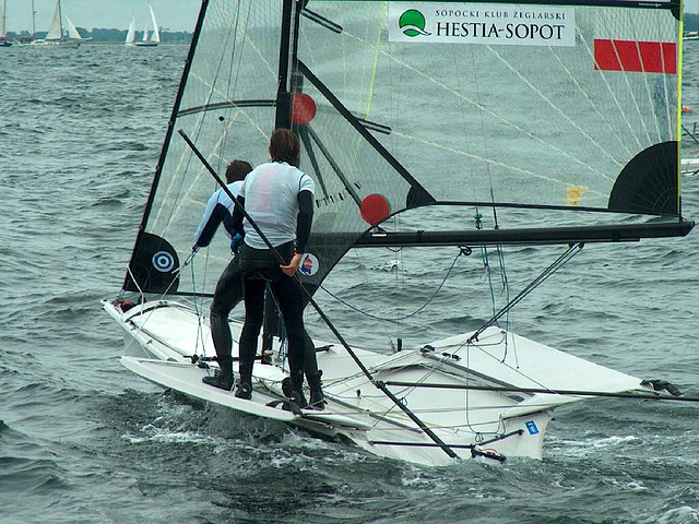 Segelwettbewerb bei Kieler Woche 2005