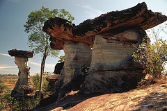 Stone formations in the Pha Thaem National Park