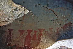 Prehistoric paintings in the Pha Thaem National Park