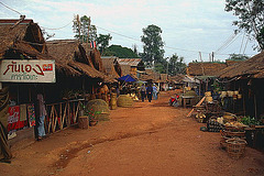 The market in Chong Mek