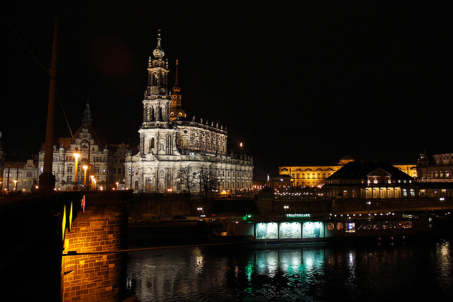 Schlosskirche at night