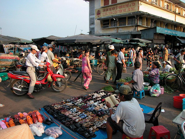 At the market in Cần Thơ