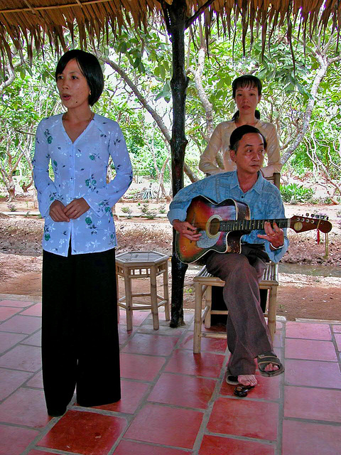 South Vietnamese musican trio