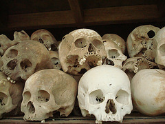 real skulls of the killing fields