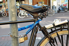 Old Batavus bike – saddle