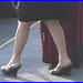 Dame sexy en talons hauts - Sexy Lady in high heels - Montreal airport-  Aéroport de Montréal-18-10-2008