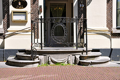 Entrance on the Rapenburg in Leiden