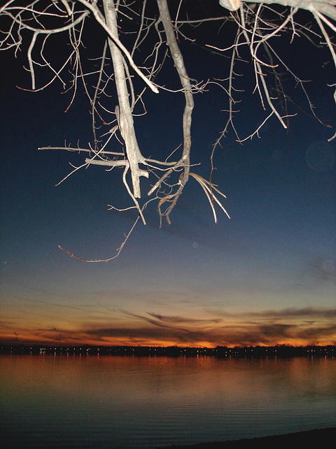 Coucher de soleil / Sunset - Venise en Québec, QC- CANADA-  2 Novembre 2008.