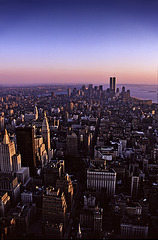 Evening over Manhattan