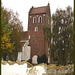 Église et cimetière / Church and cemetery - Båstad  - Suède /  Sweden. 21 octobre 2008.
