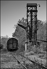 The coal loading tower