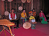 Music group inside the Văn Miếu Temple of Literature