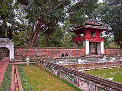 The Second Courtyard in Văn Miếu complex