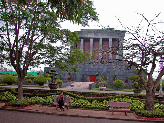 Ho Chi Minh Mausoleum backside