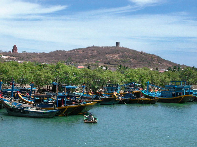 Fishing boats in Phan Thiết