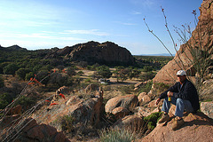 Camping at the Cochise Stronghold