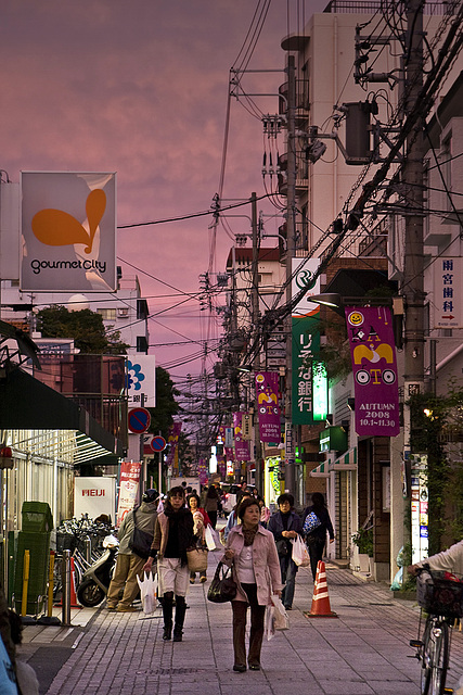 Purple Shopping in Kobe