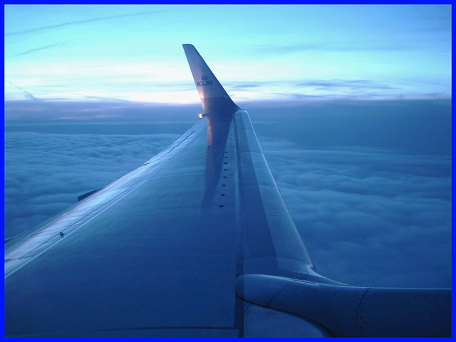 KLM- Vol / Flight  Amsterdam-Copenhague- 19 octobre 2008