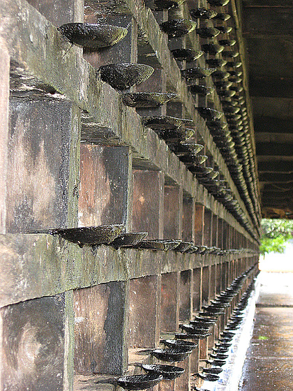 Temple wall