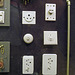 Queen Mary Display of Switch Plates & Plugs (2865)