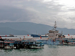 At the port in Nha Trang