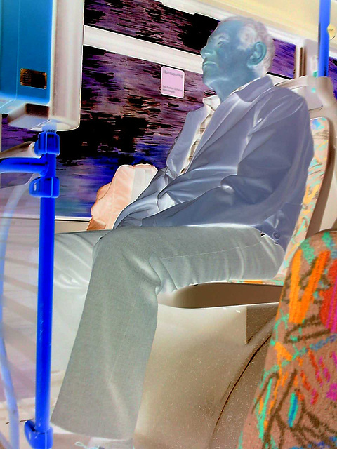 Der Mann im Bus