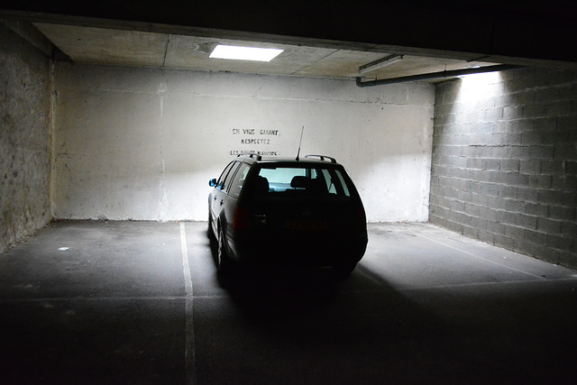 Quimper 2014 – My car in the garage